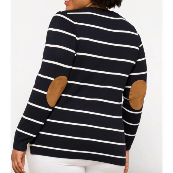 MARKET & SPRUCE Aubree Elbow Patch Sweater - Picture 2 of 3